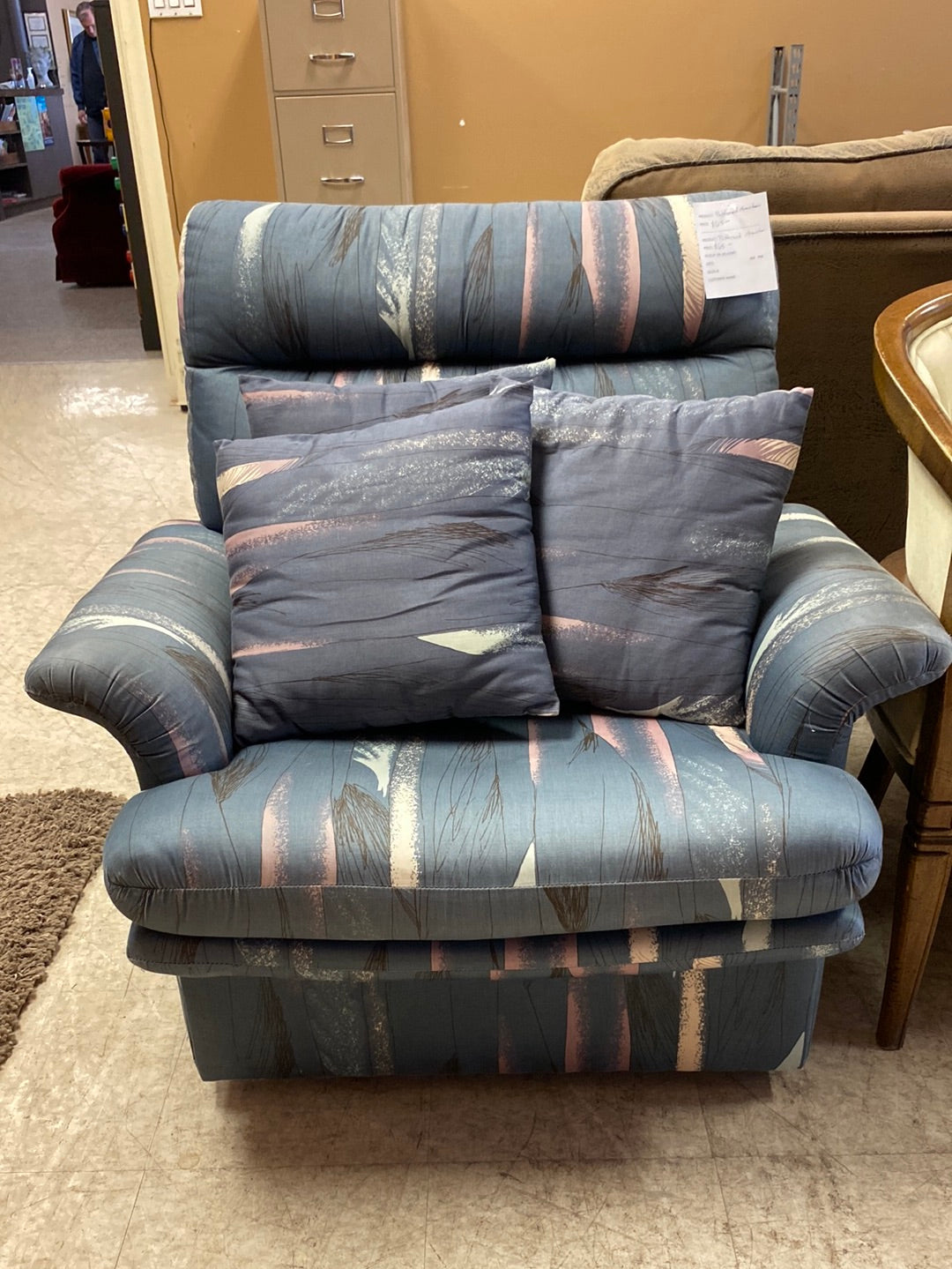 Patterned Armchair