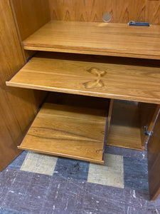 Teak desk / cabinet