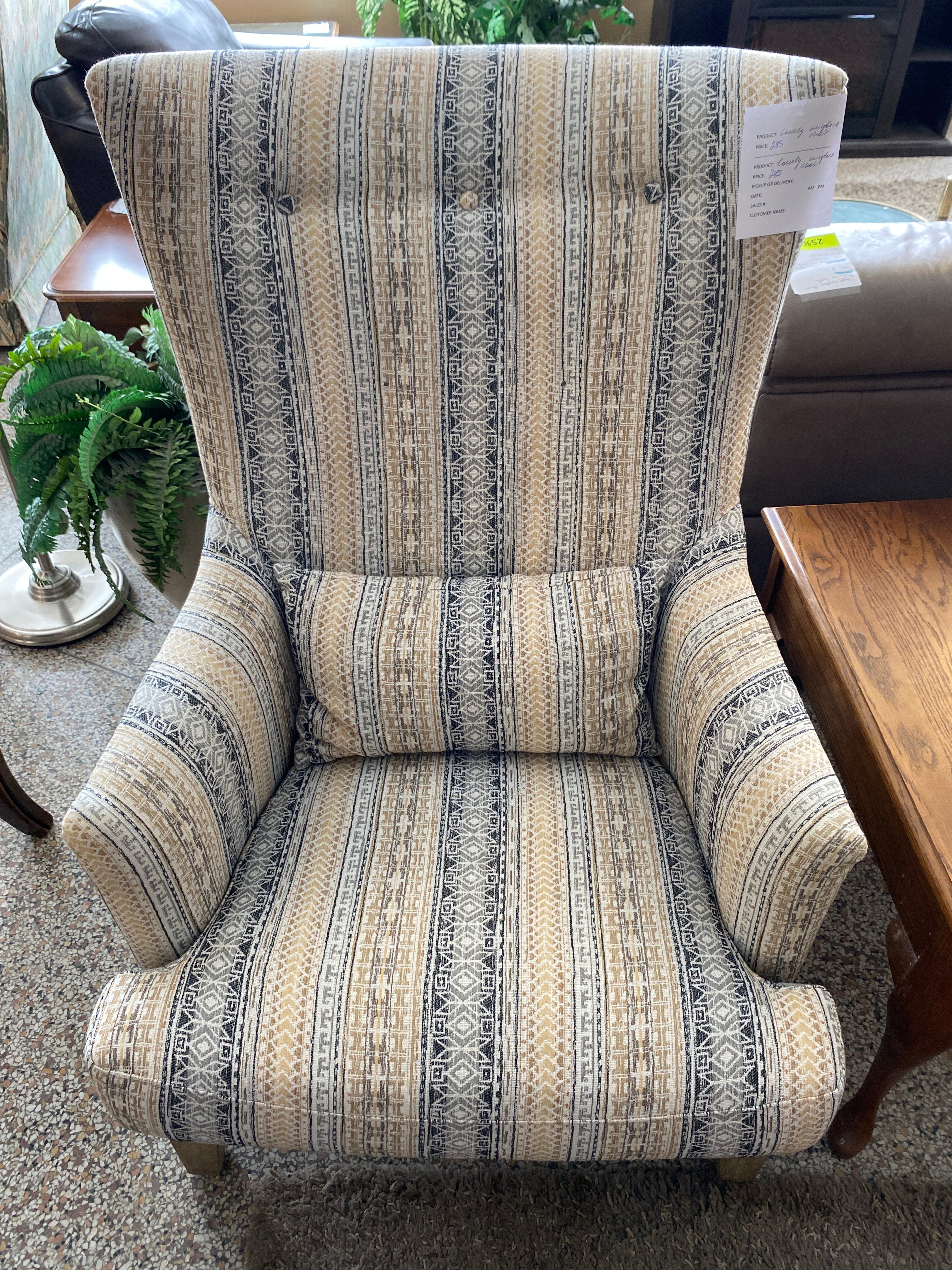 Lovely wingback chair