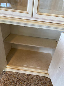 Creamy China cabinet