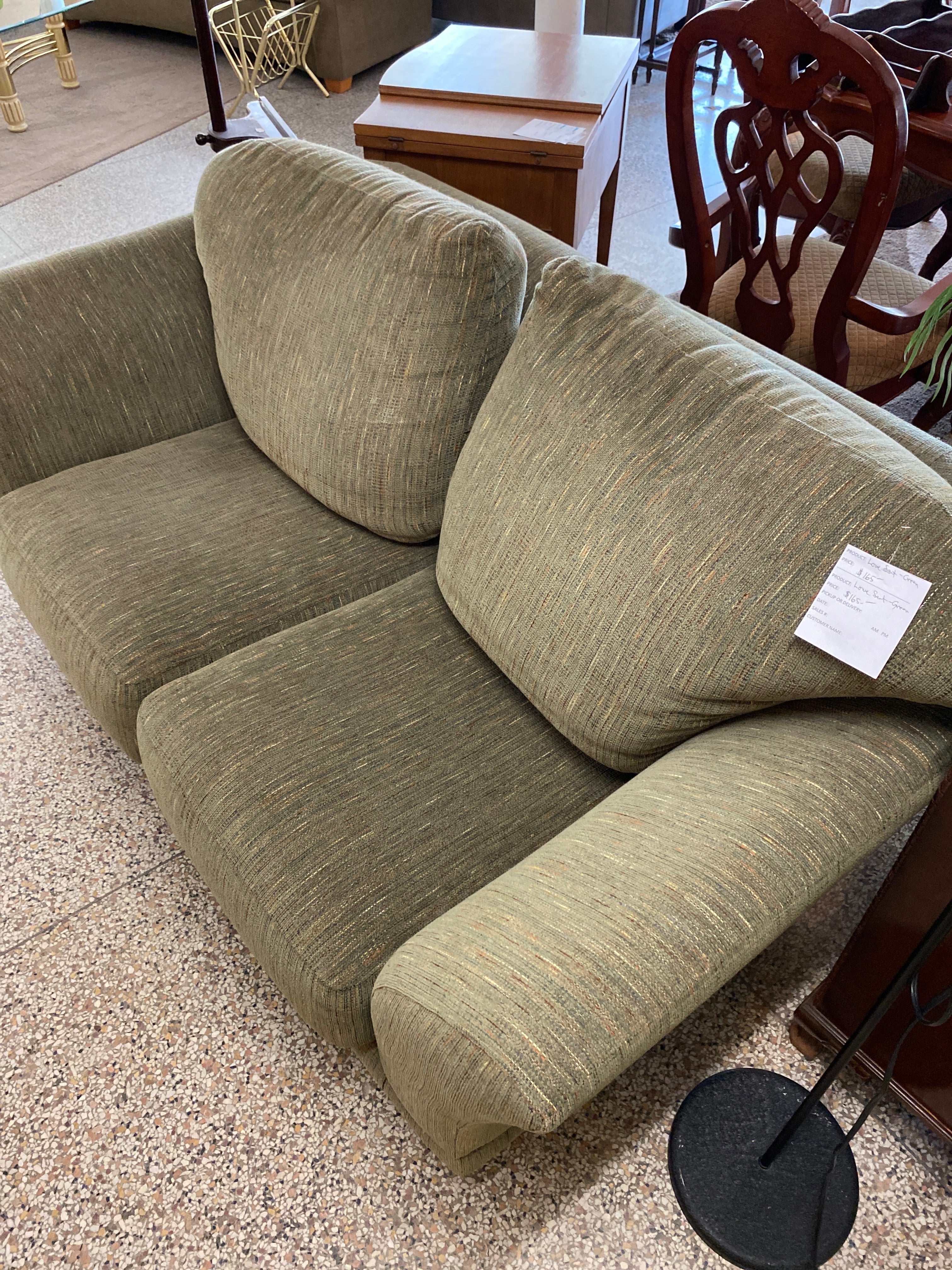 Love seat - green