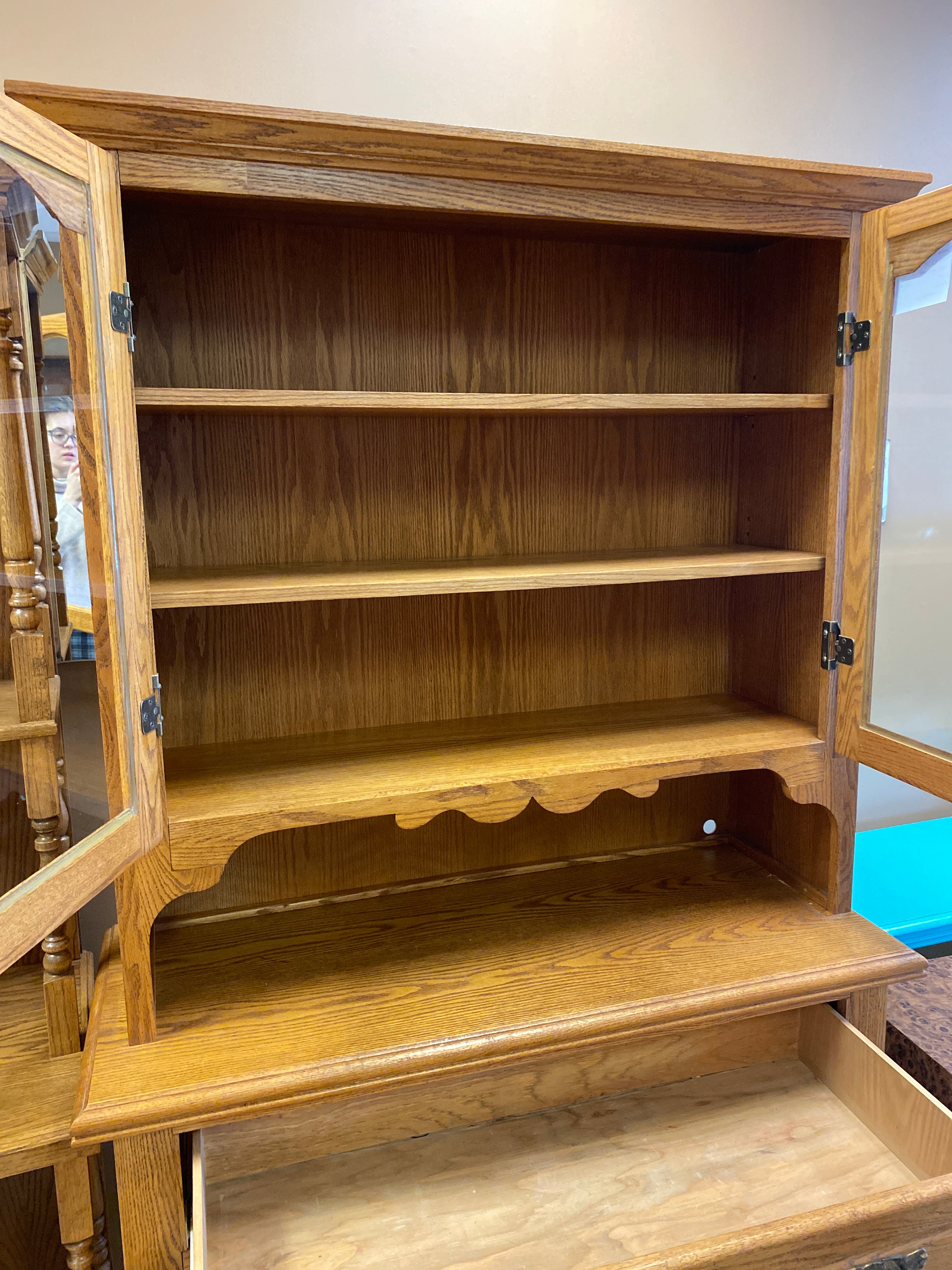 Side board and hutch