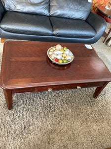 Wooden coffee table