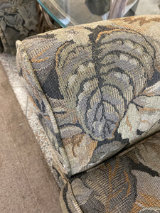 Big flowered arm chair