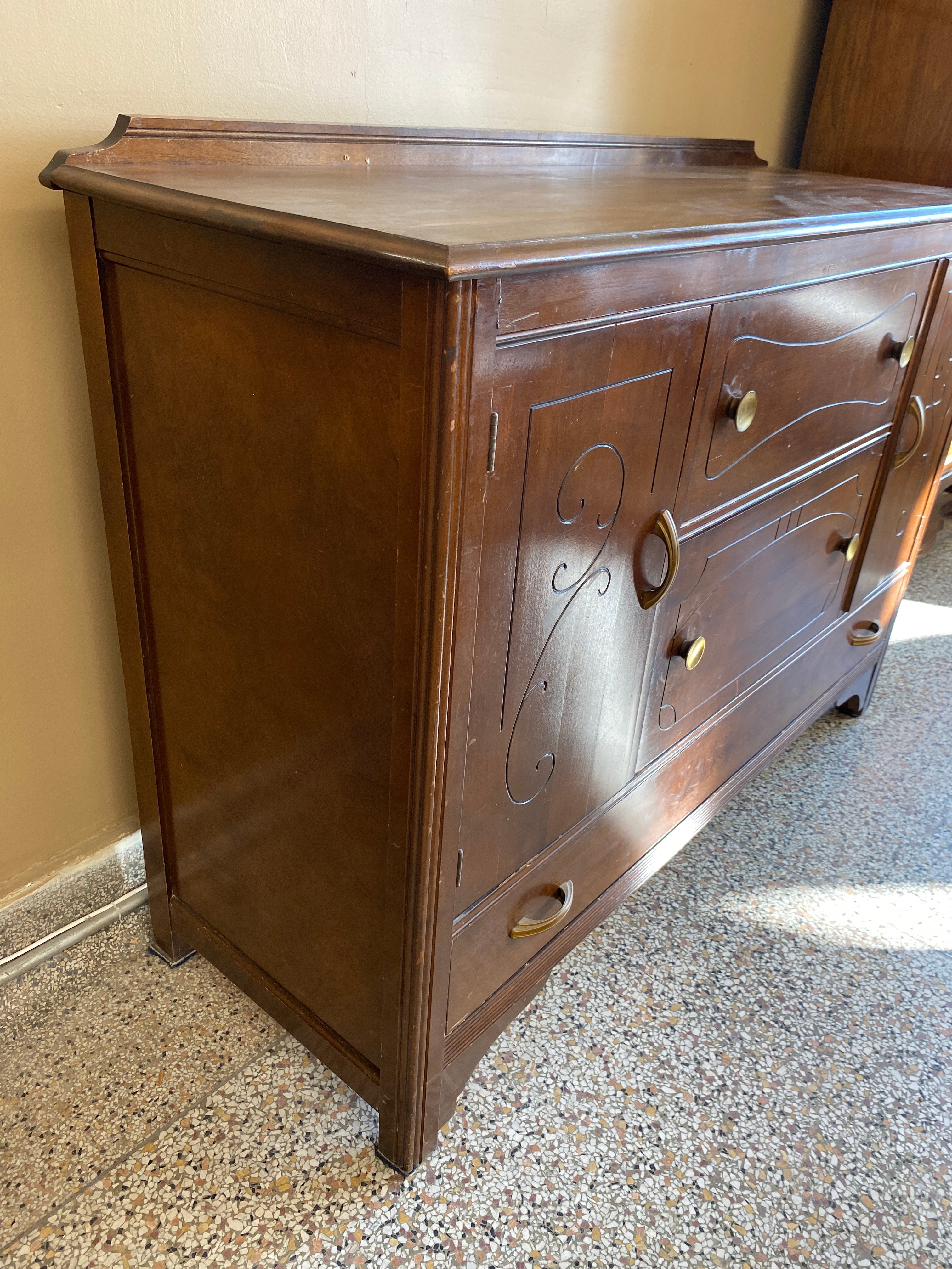 Wooden brown buffet