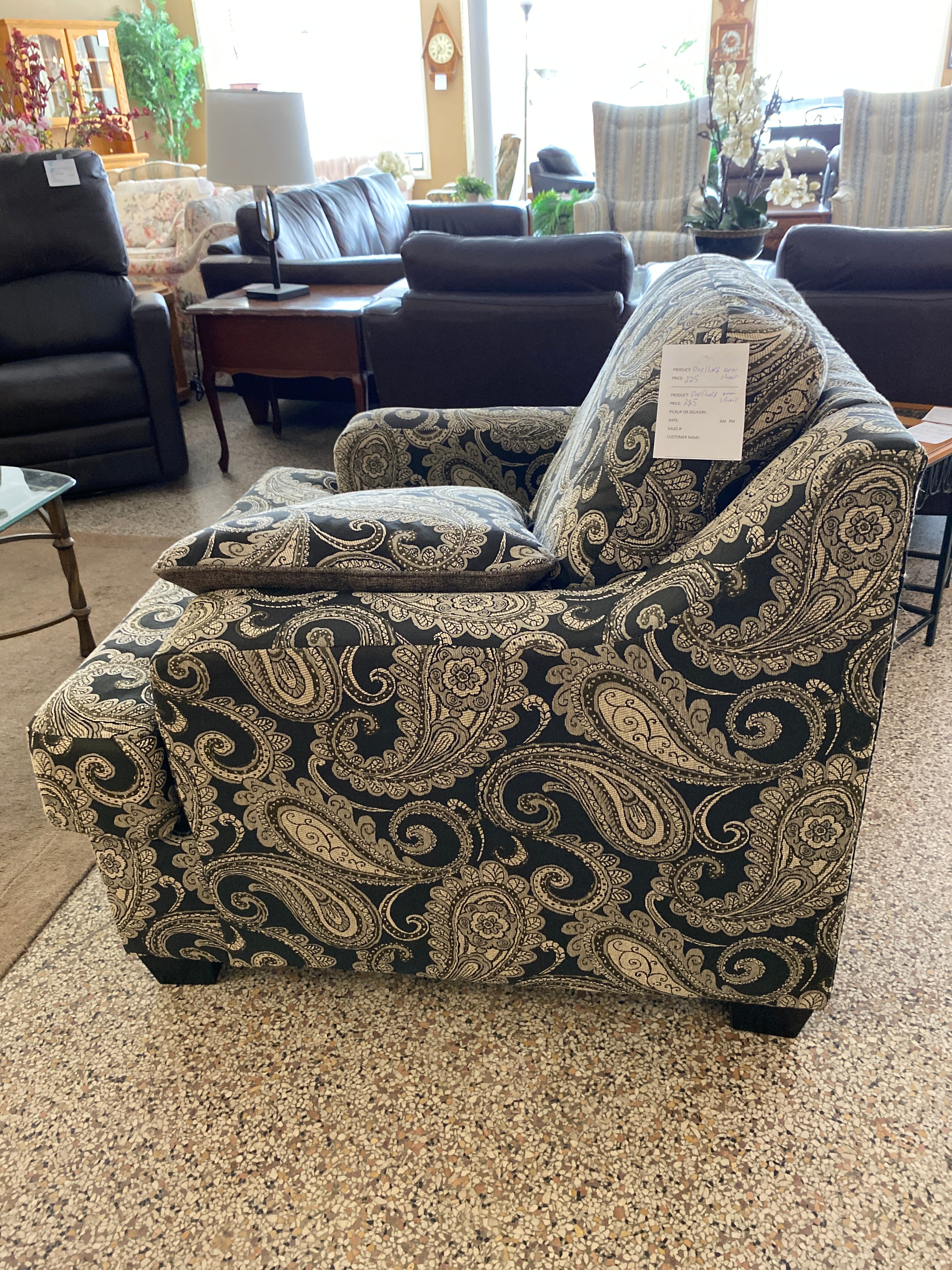 One / half arm chair