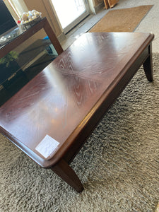 Wooden coffee table