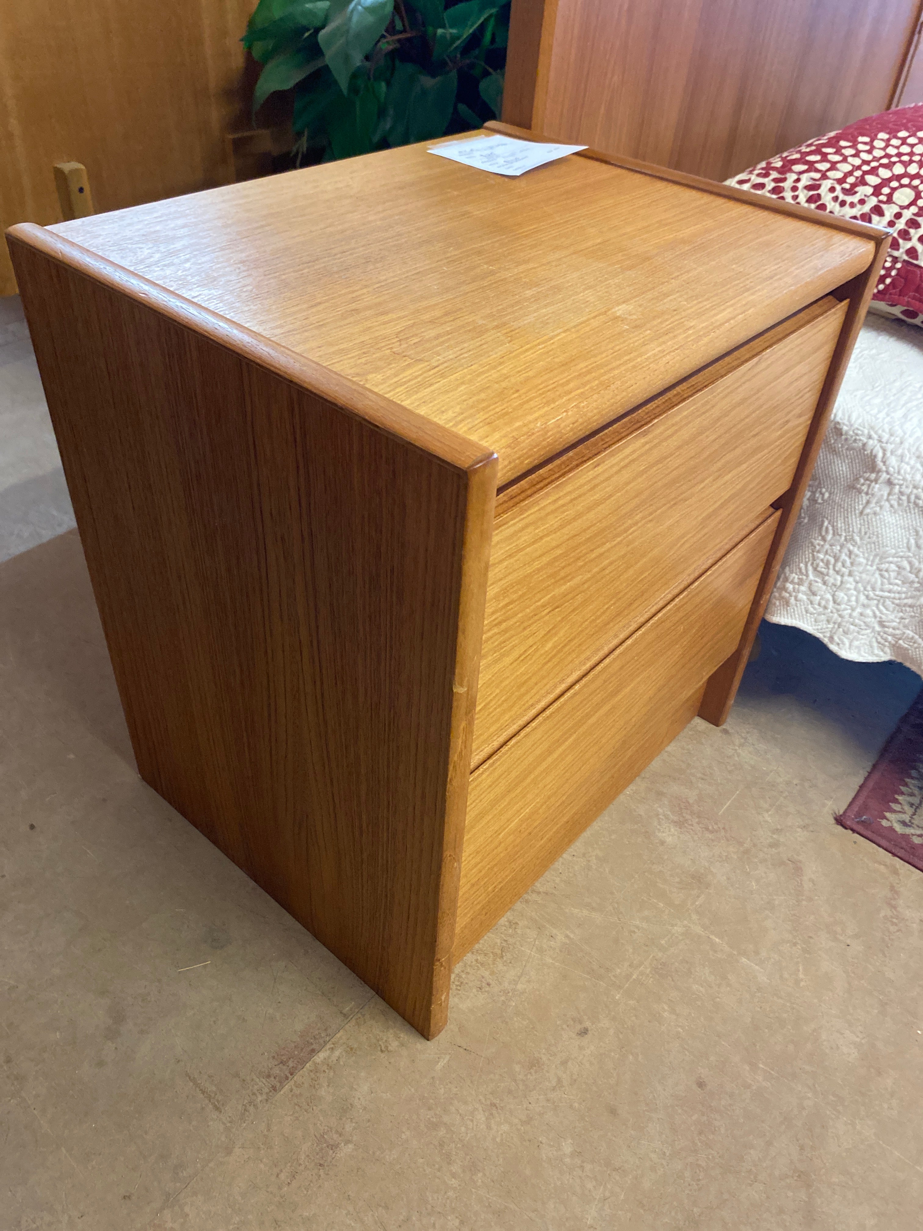 MCM teak night table