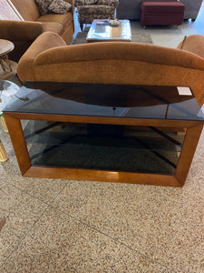 Glassy TV stand