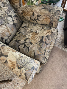 Big flowered arm chair