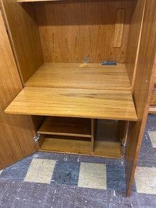 Teak desk / cabinet