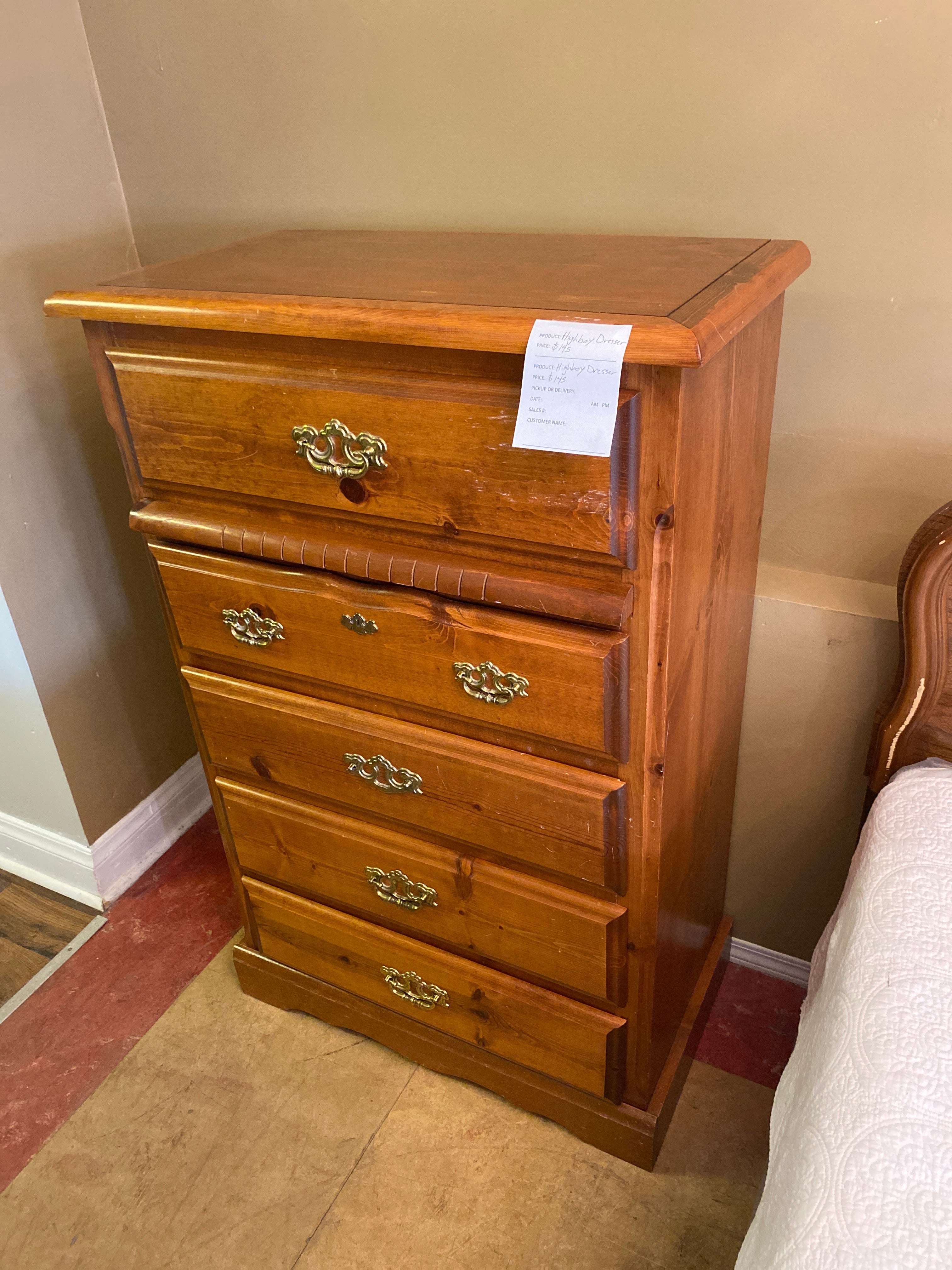 Highboy dresser