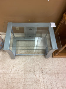 Glass TV stand