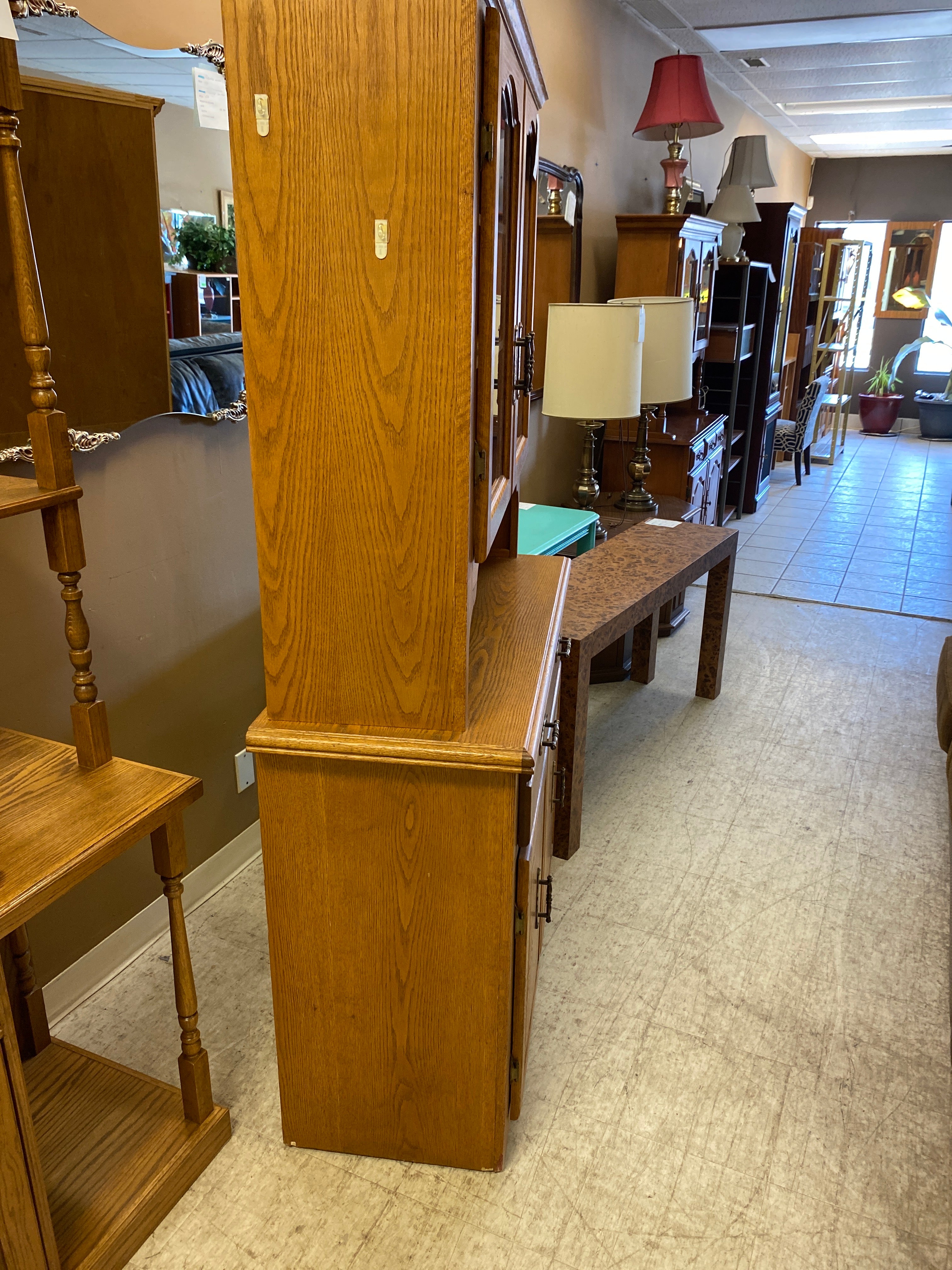 Side board and hutch