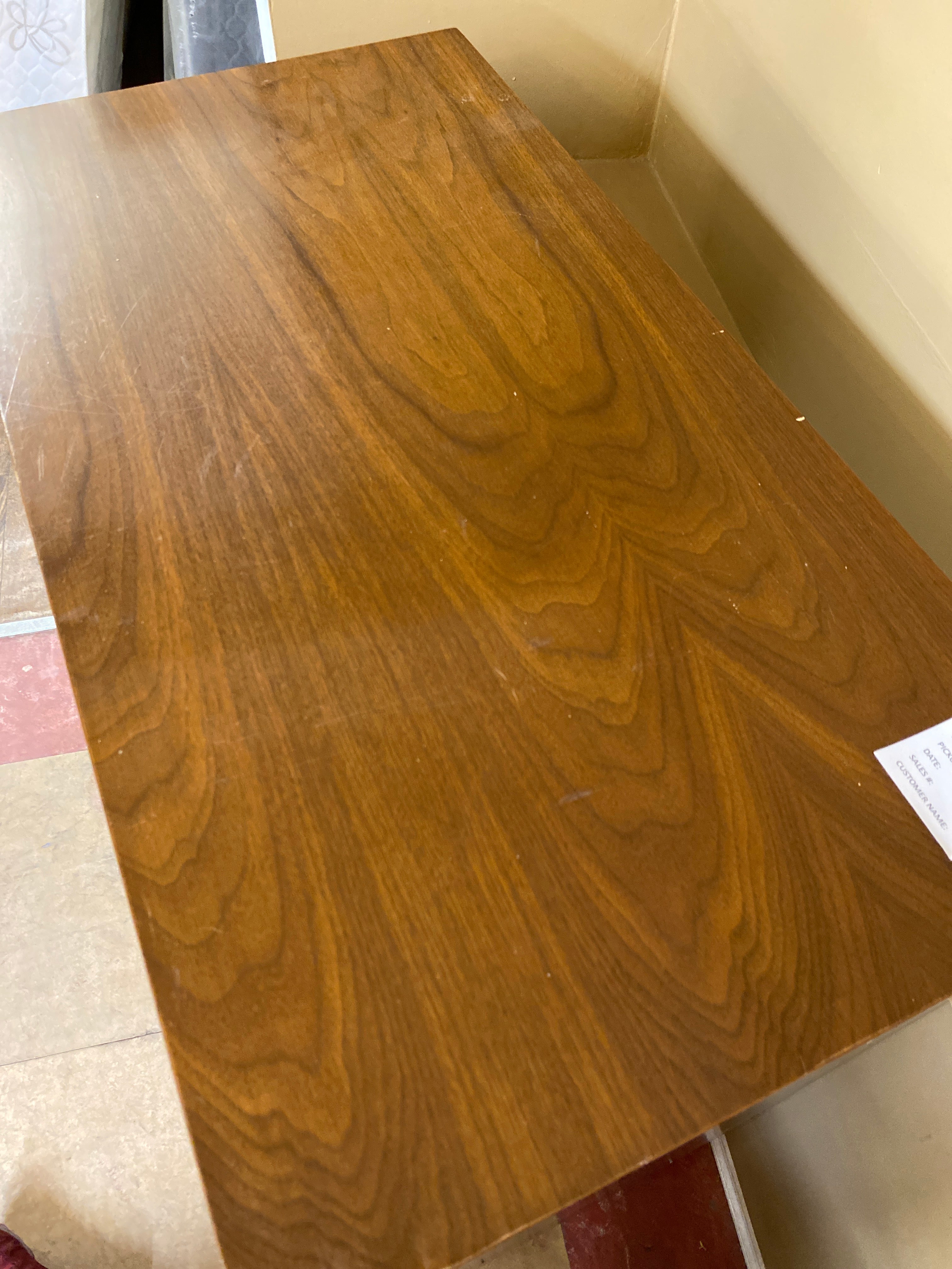 MCM walnut tall dresser