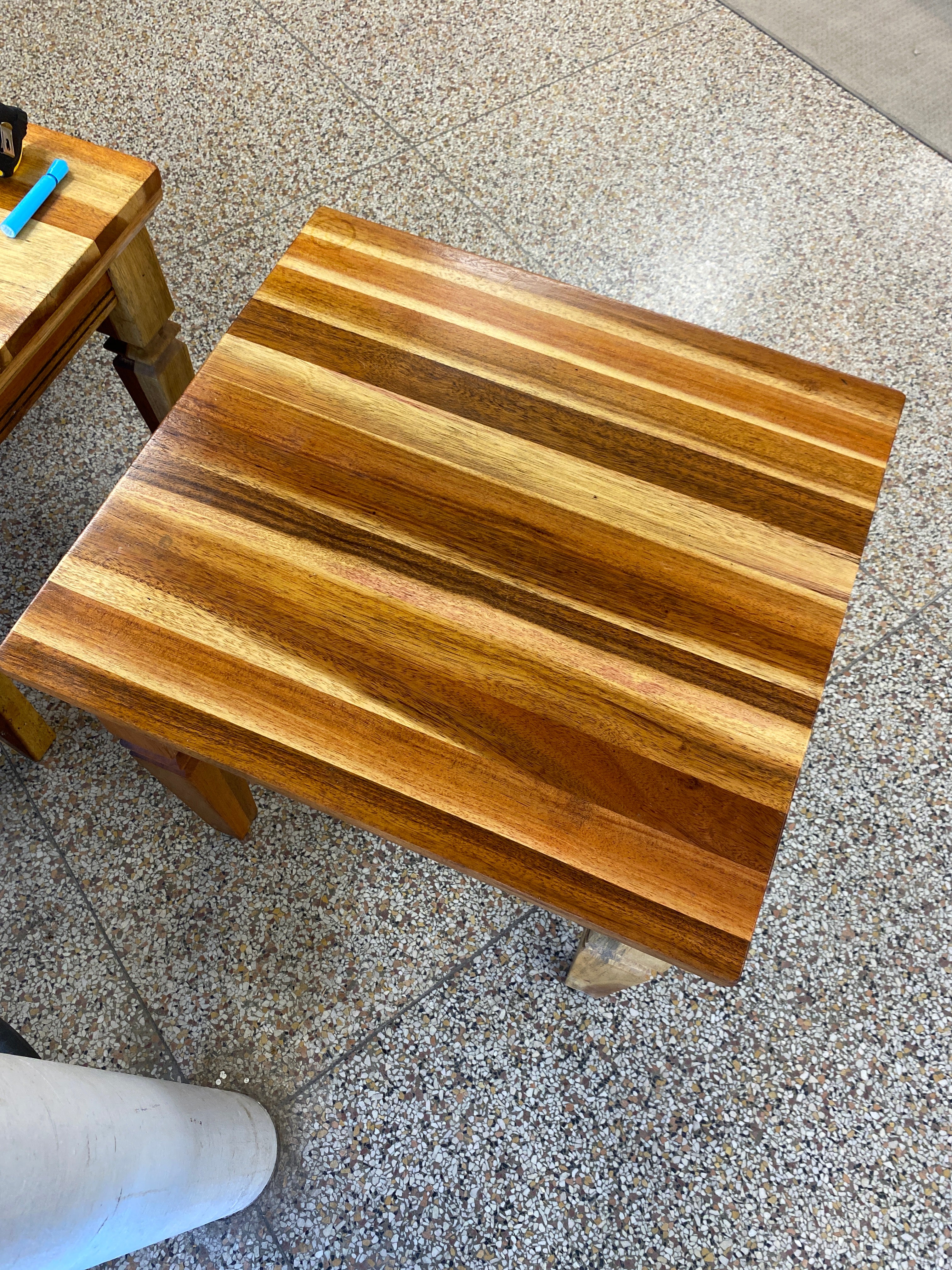 Acacia square wooden end table ( form Indonesia ) A