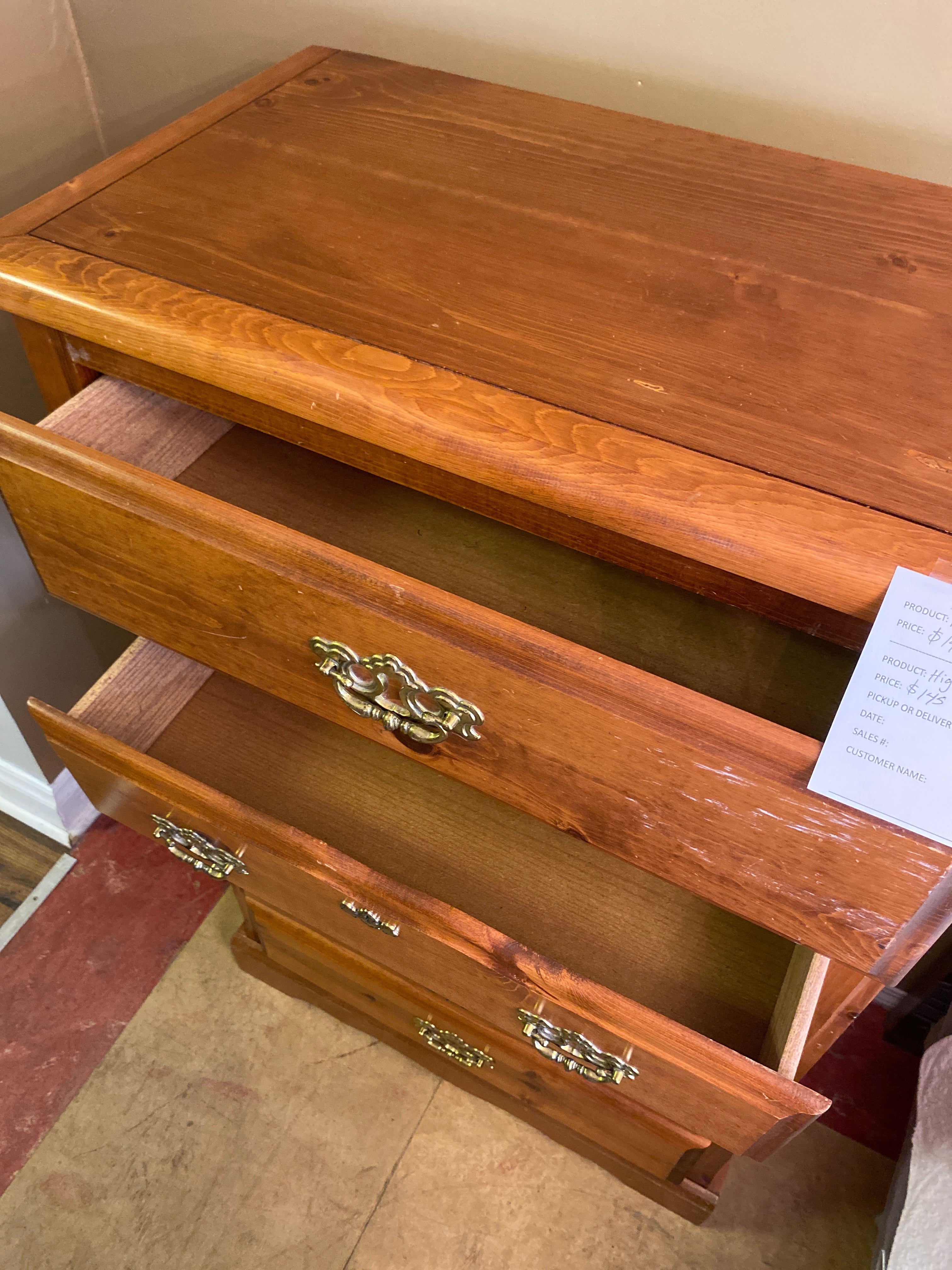 Highboy dresser