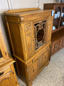 Antique tall China cabinet