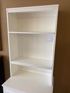 White shelving cabinet