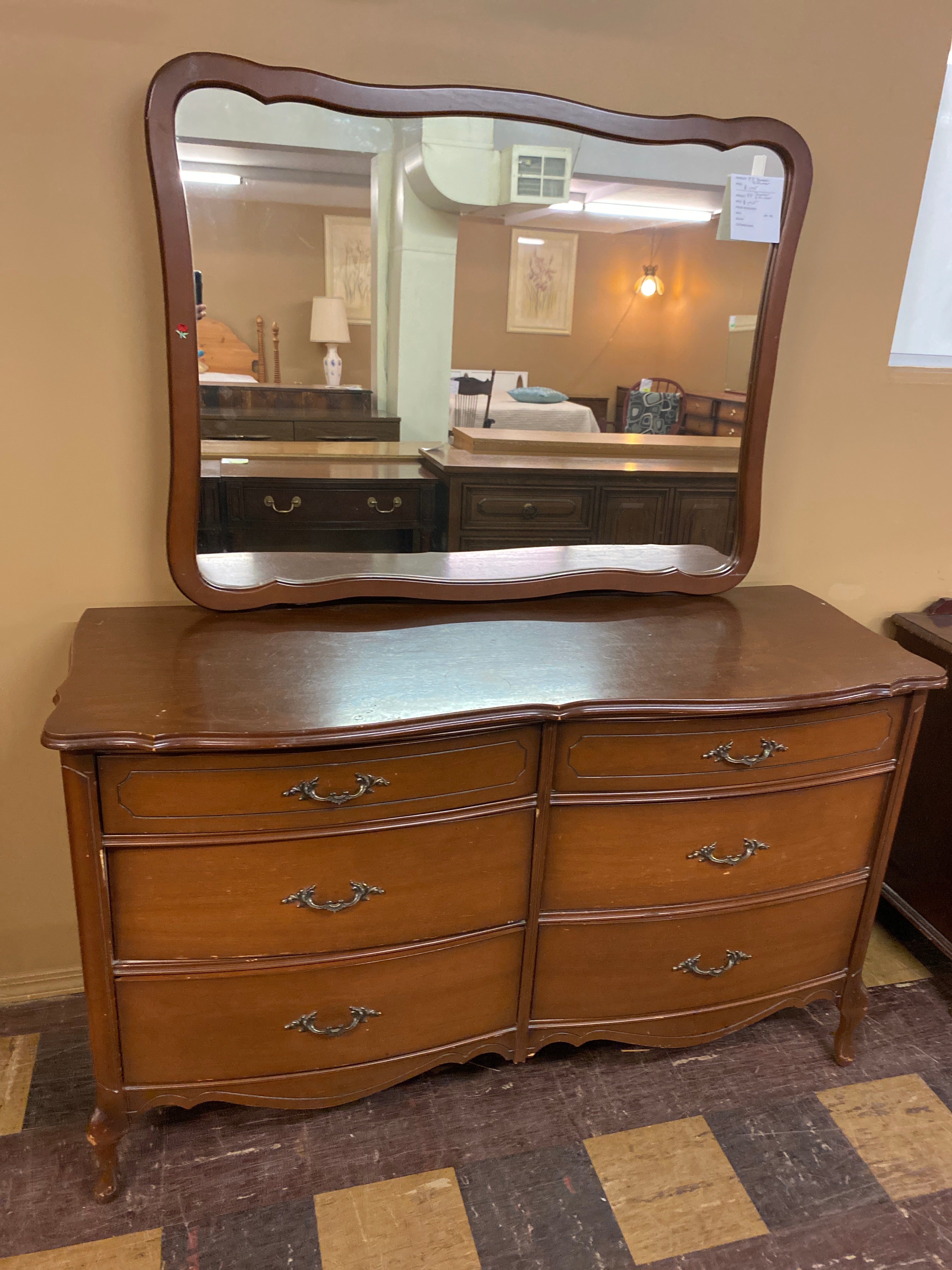 F.P dresser and mirror