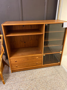 Teak entertainment unit