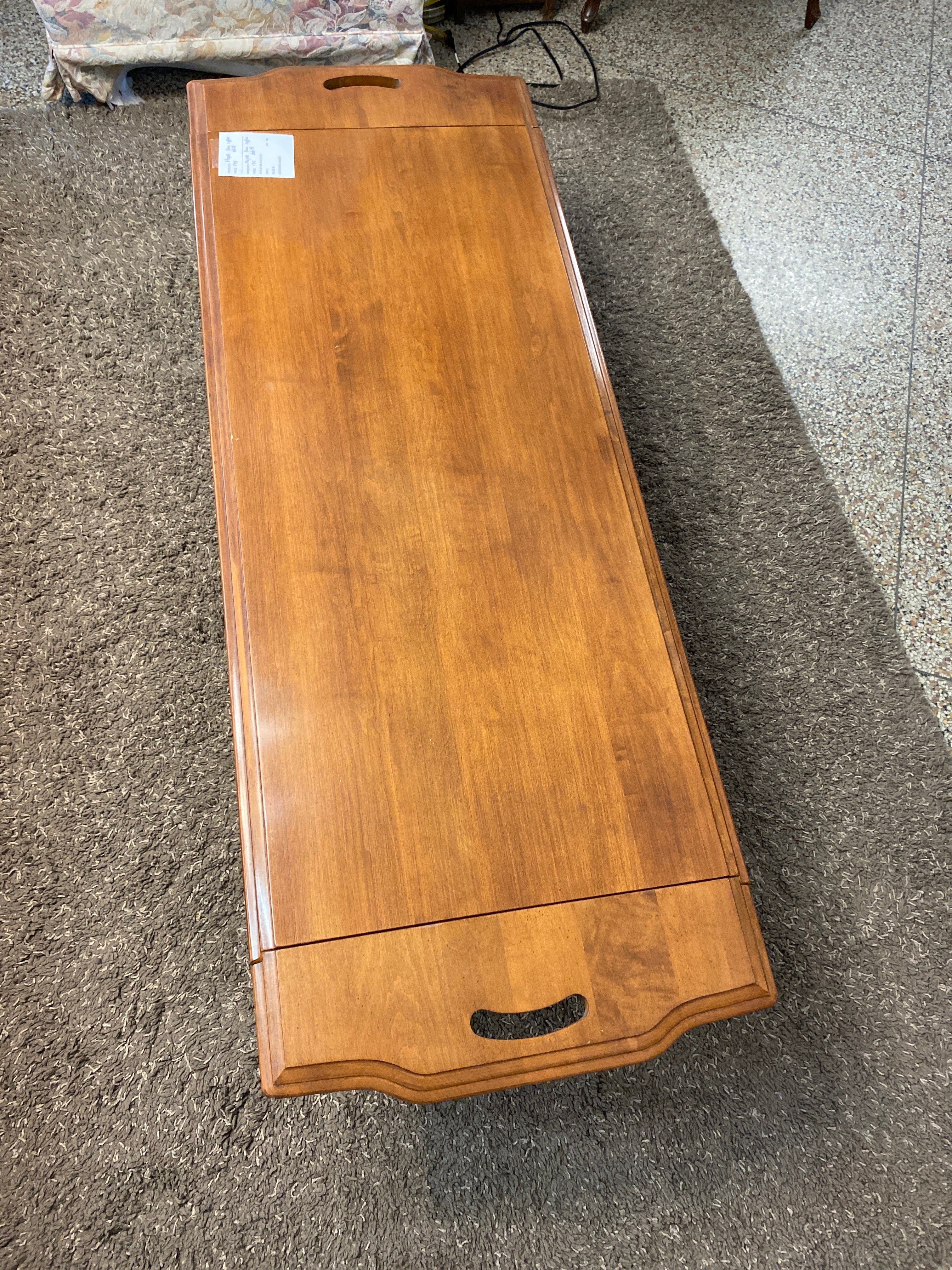 Maple long coffee table