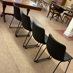 Black chairs set of 4