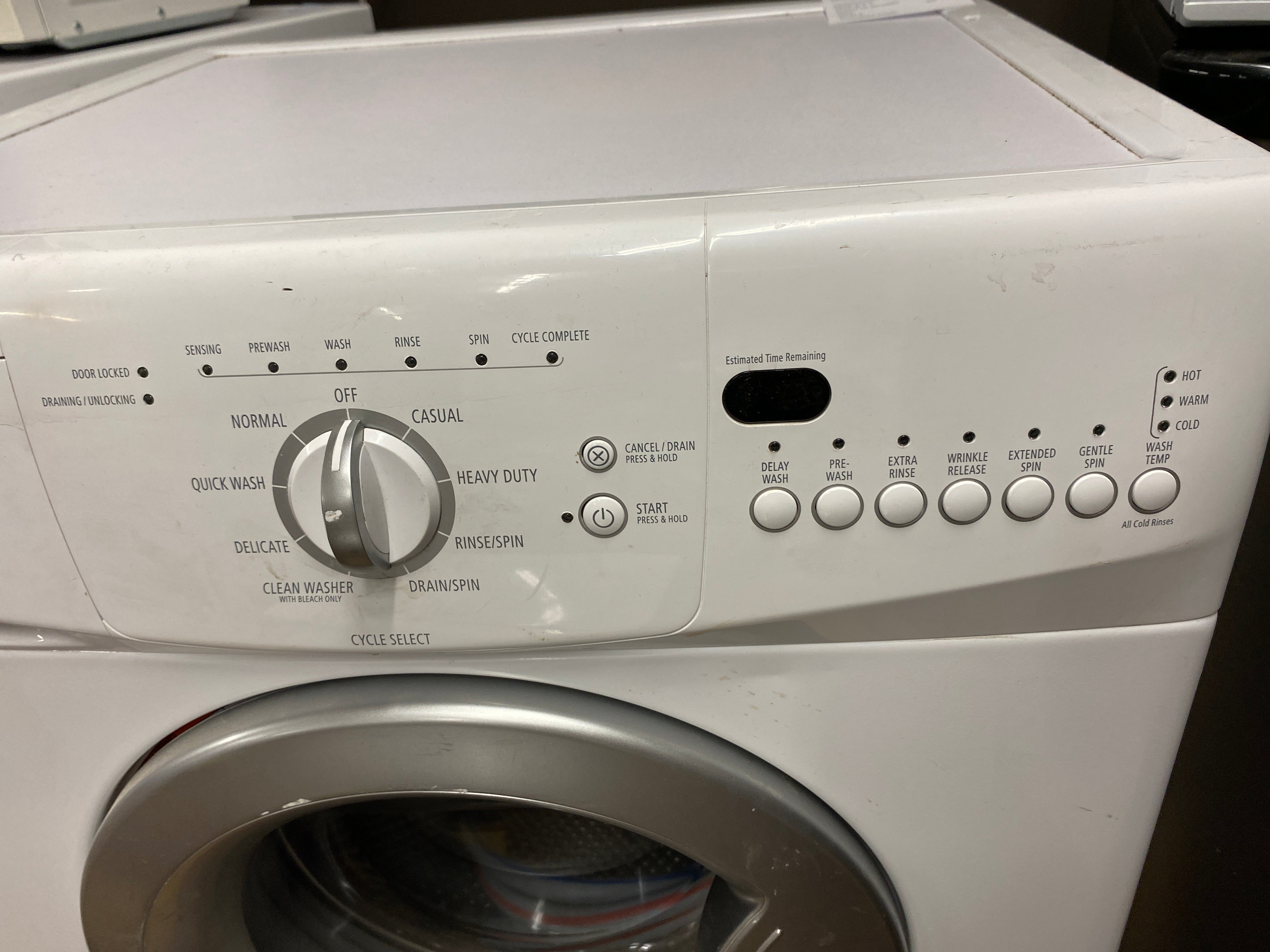 Whirlpool apartment washer