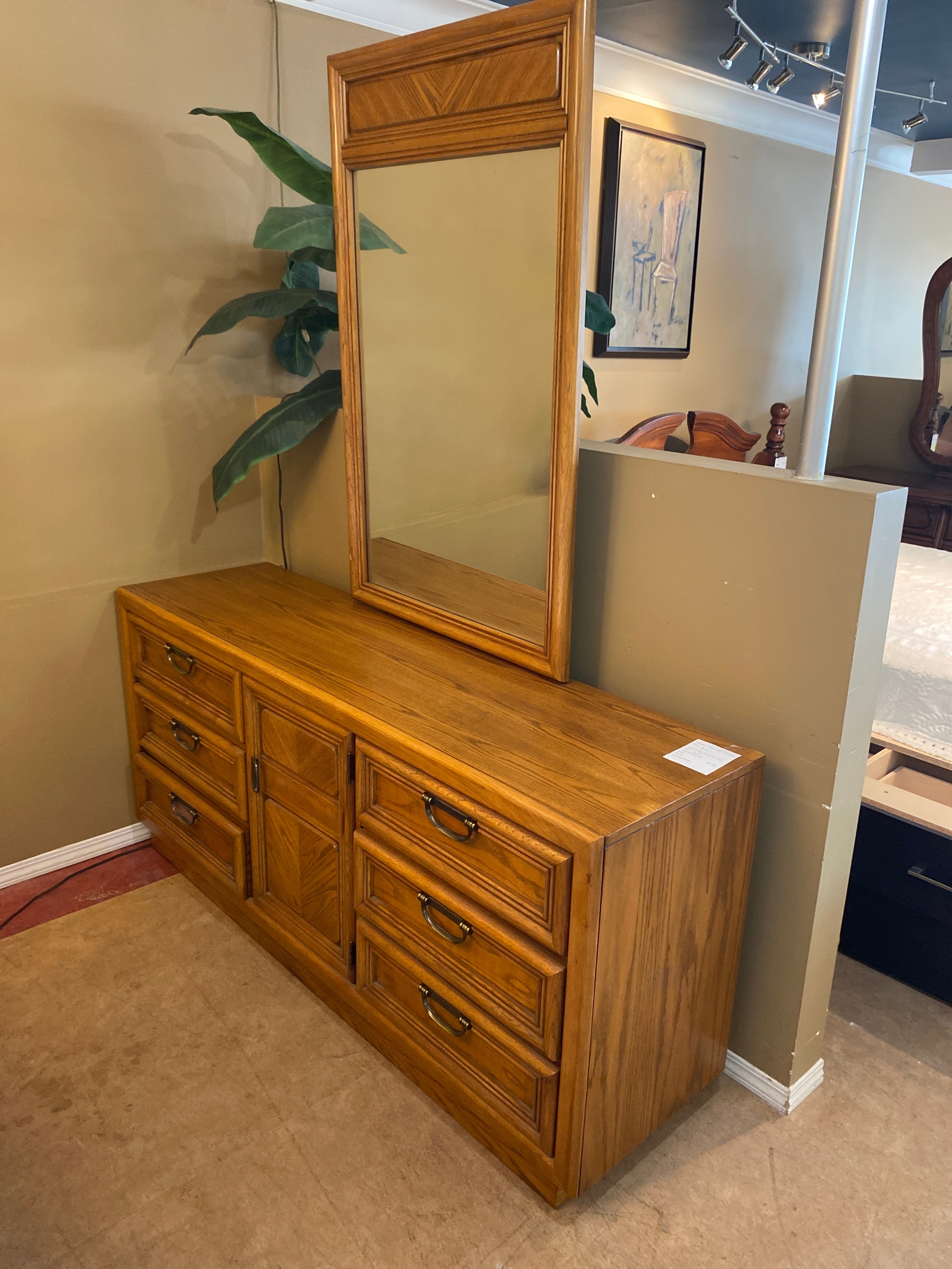 Dresser and mirror A