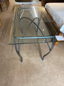 Glass top table