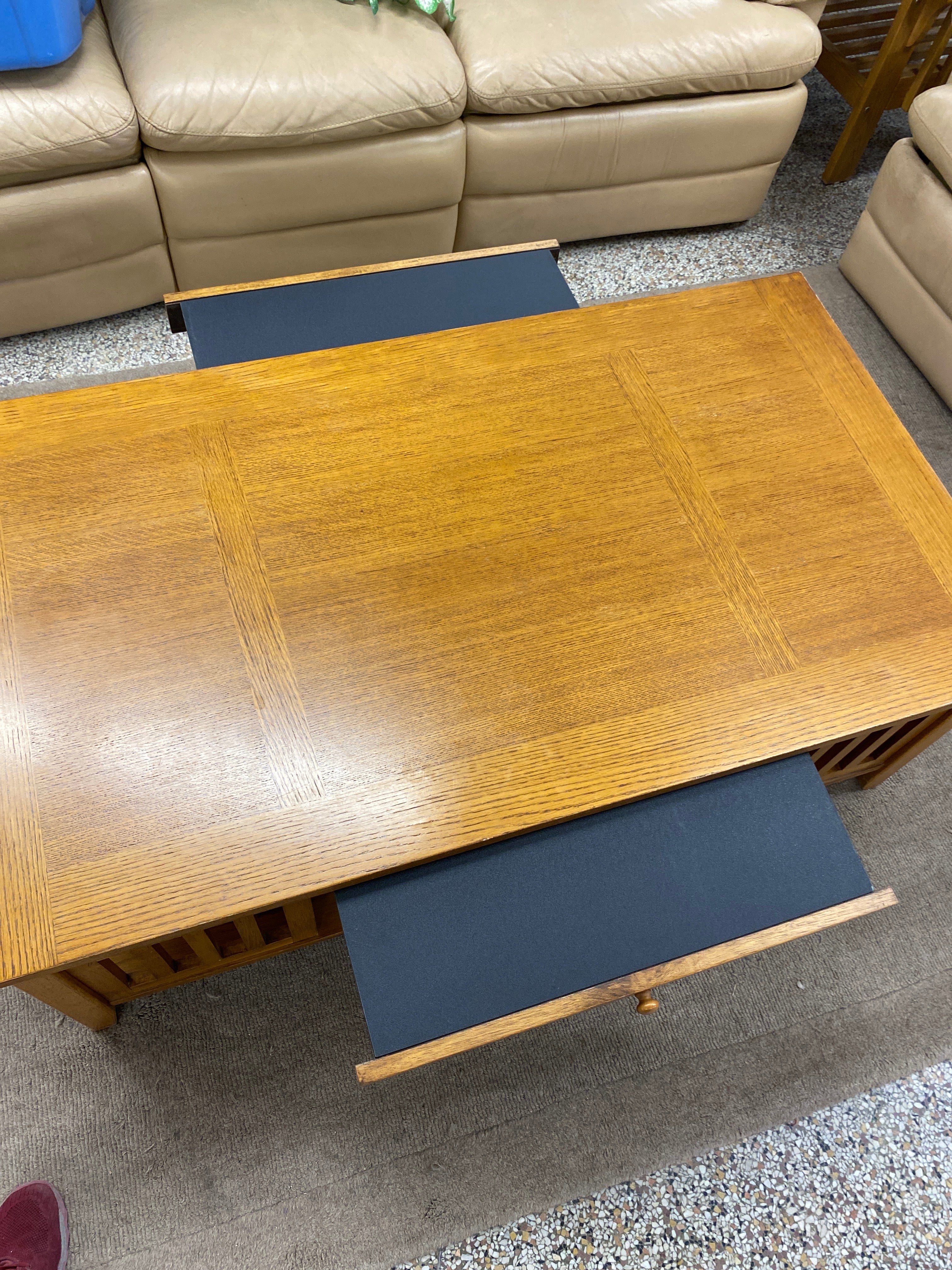 Solid wooden coffee table