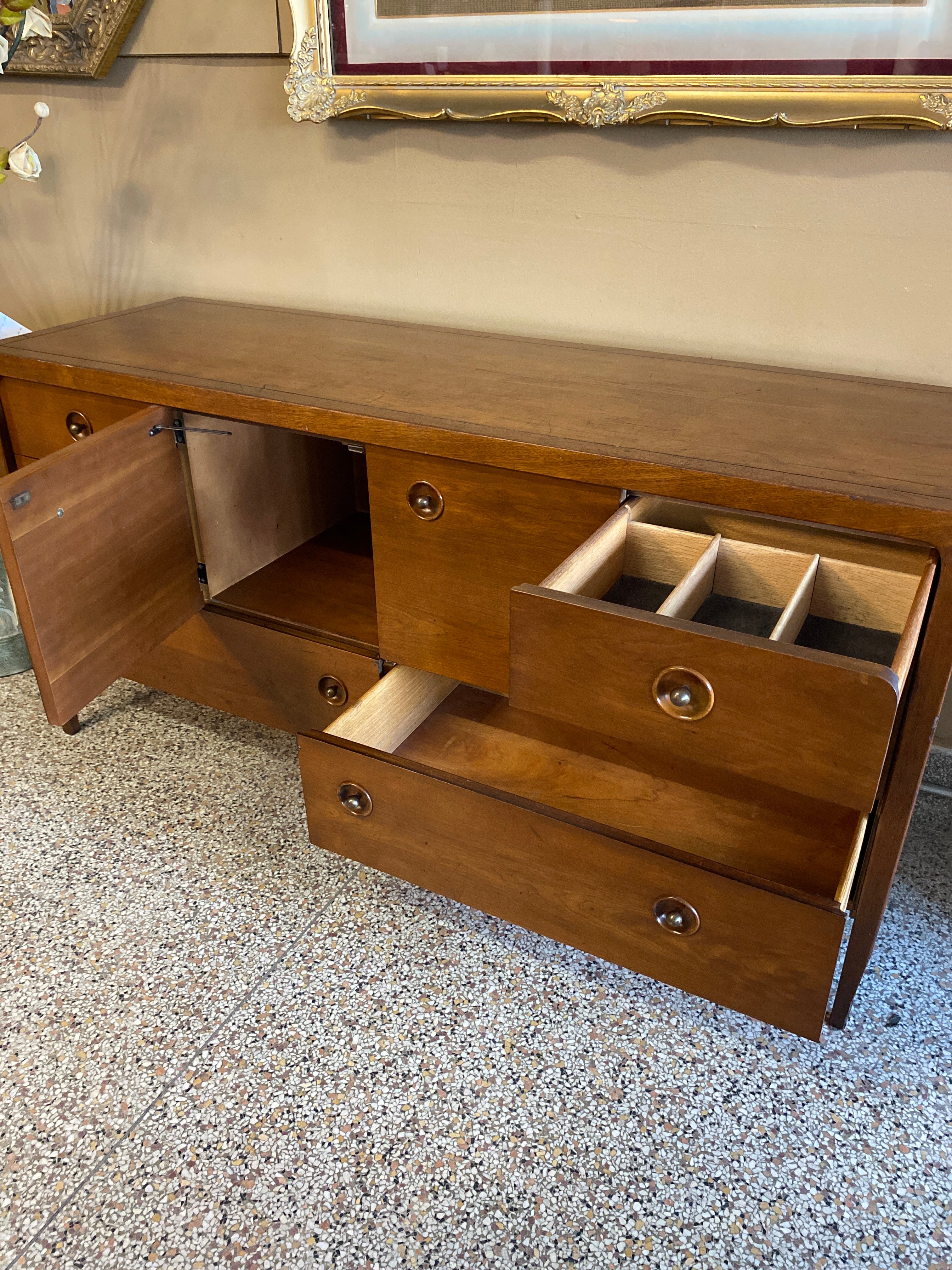 MCM walnut buffet by John van Koert