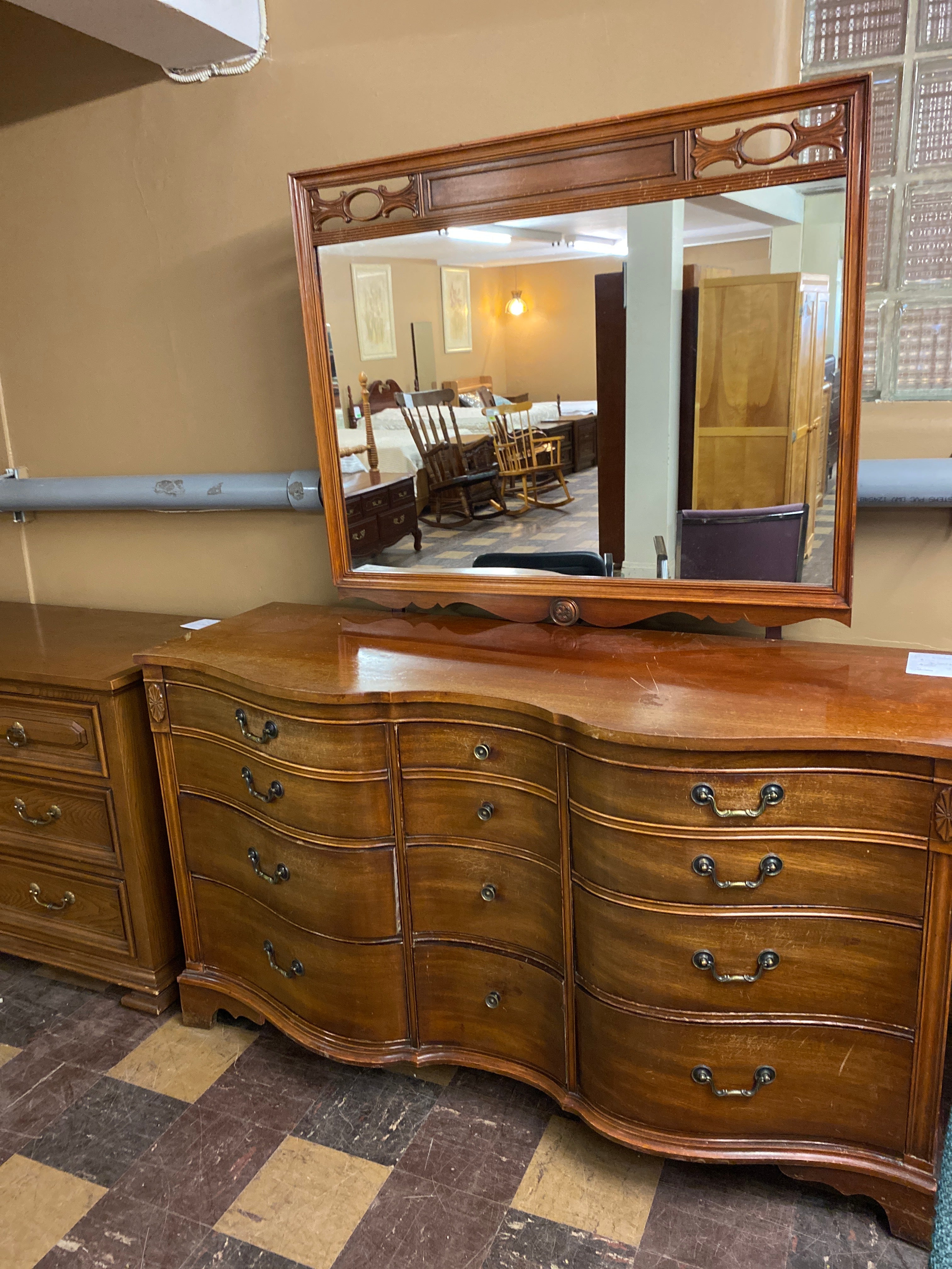 Lovely dresser with mirror