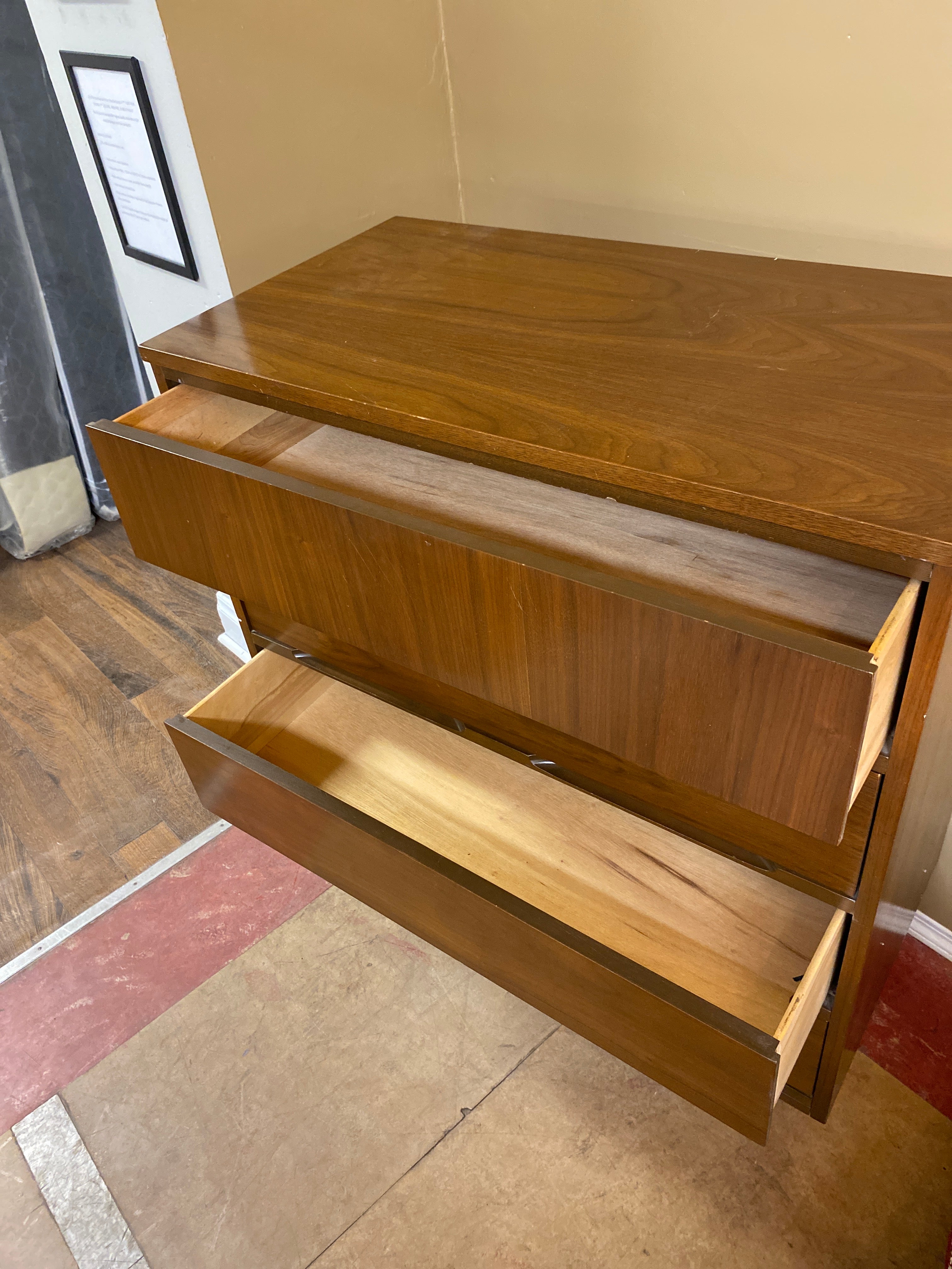MCM walnut tall dresser