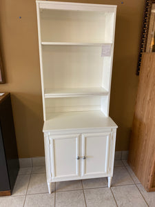 White shelving cabinet