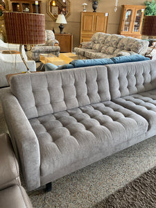 Bella Moda grey extra long couch