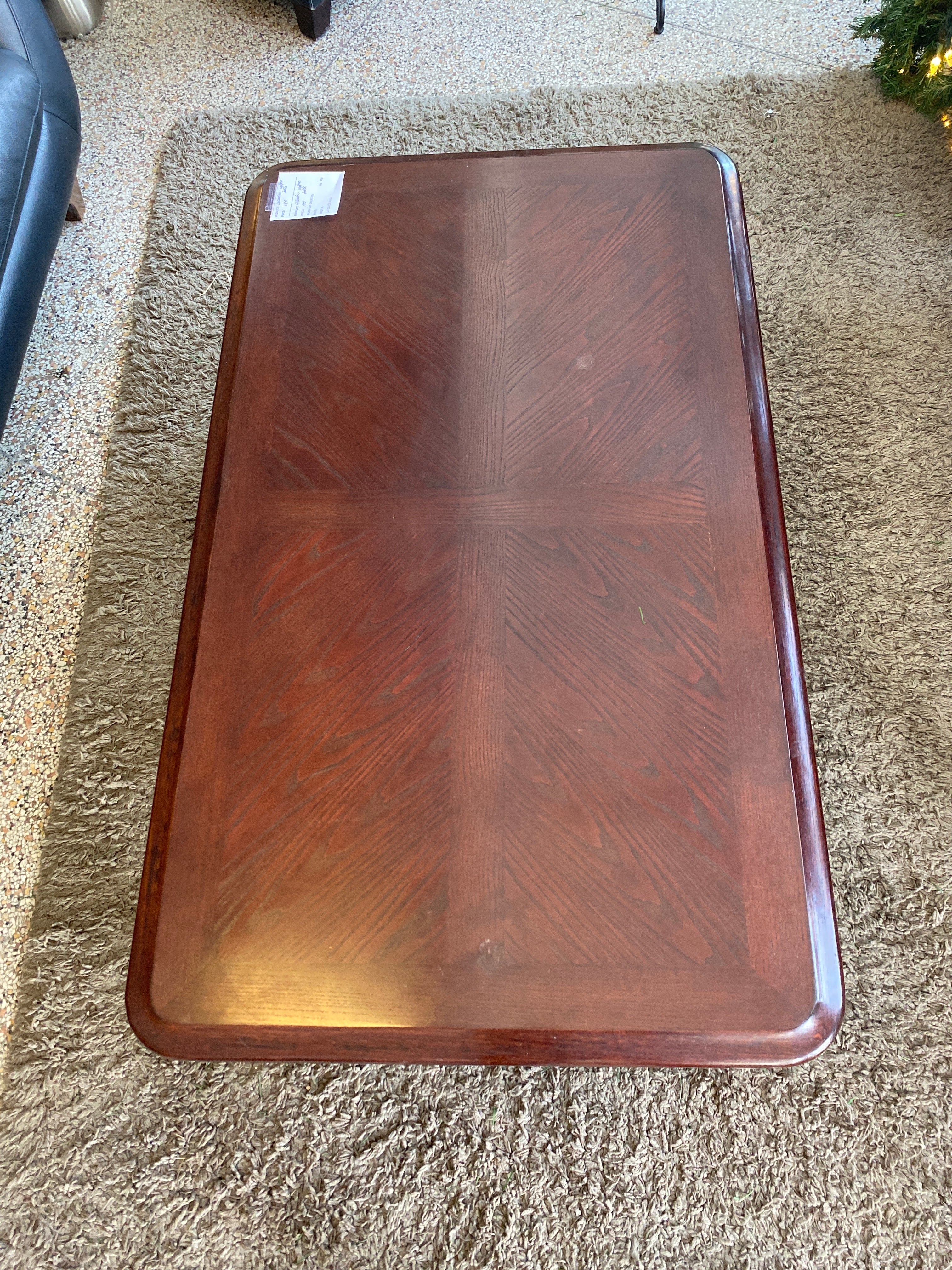 Wooden coffee table