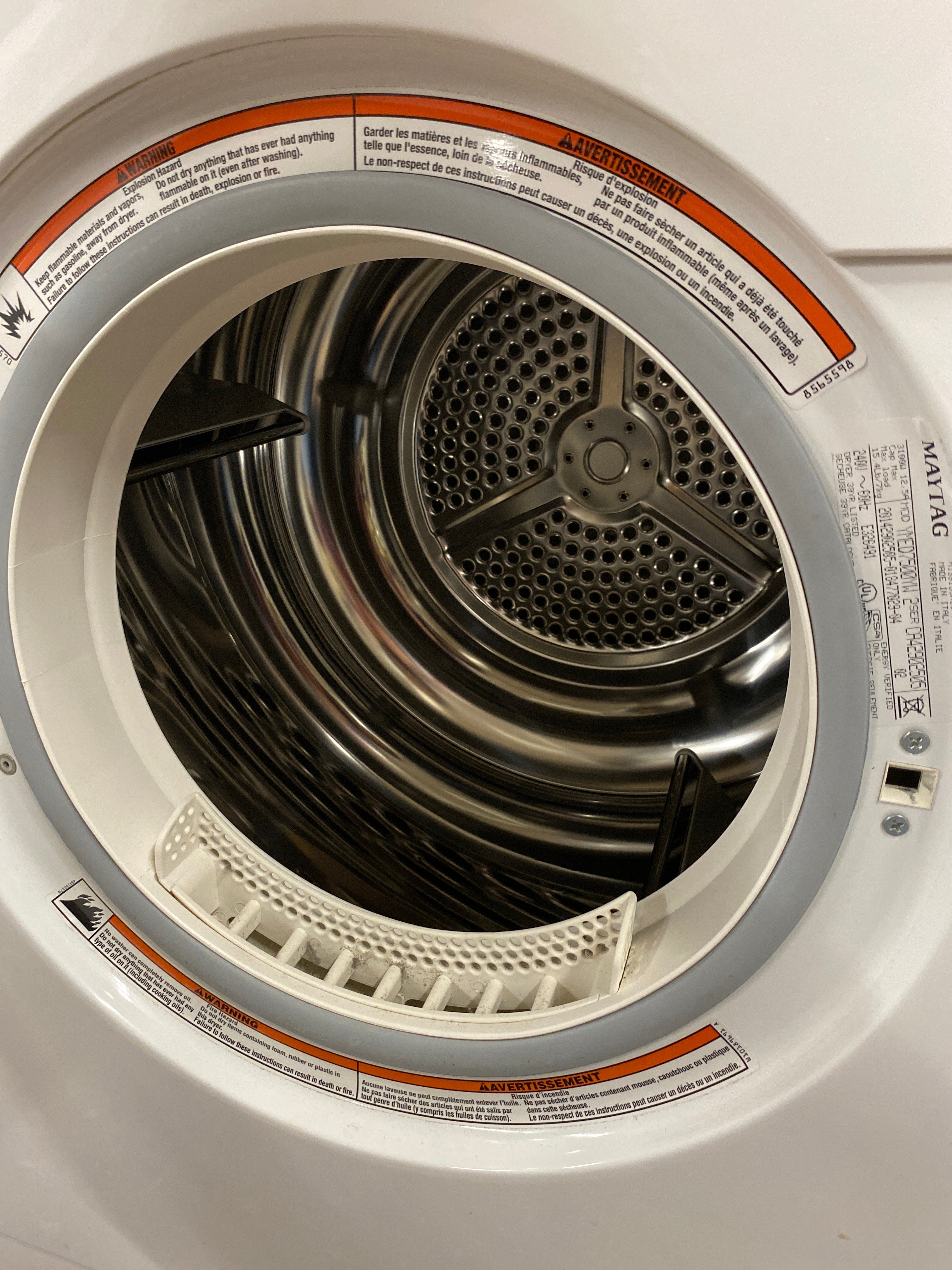 Maytag apartments dryer