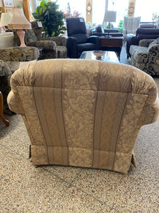 Flowered arm chair