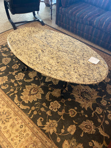 Stone top coffee table