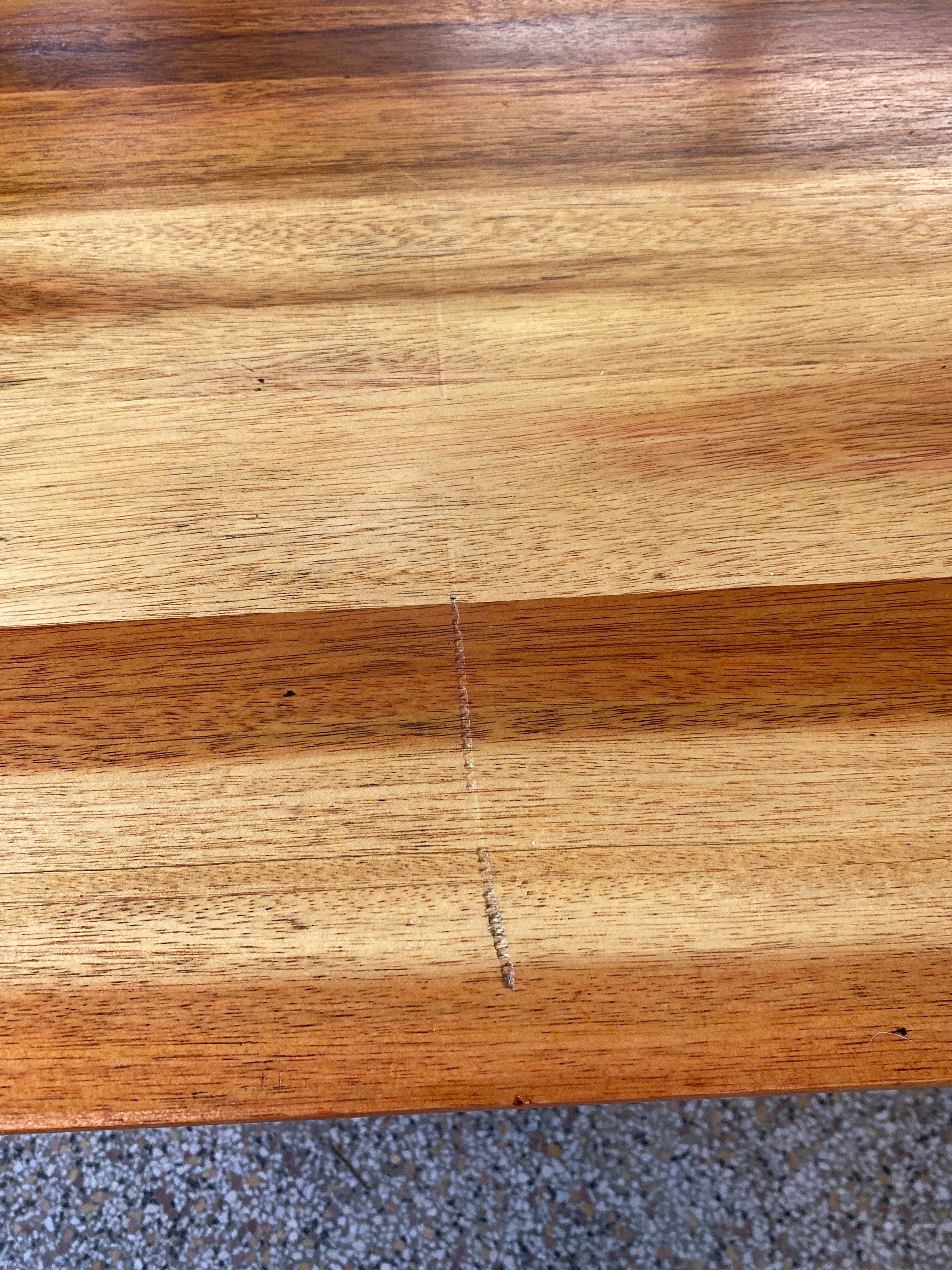 Acacia square high wooden end table (B )