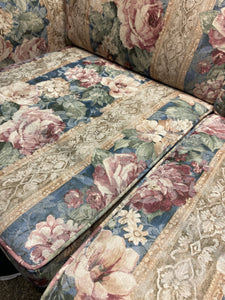 3 seat floral couch