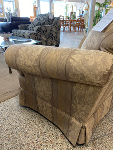 Flowered arm chair