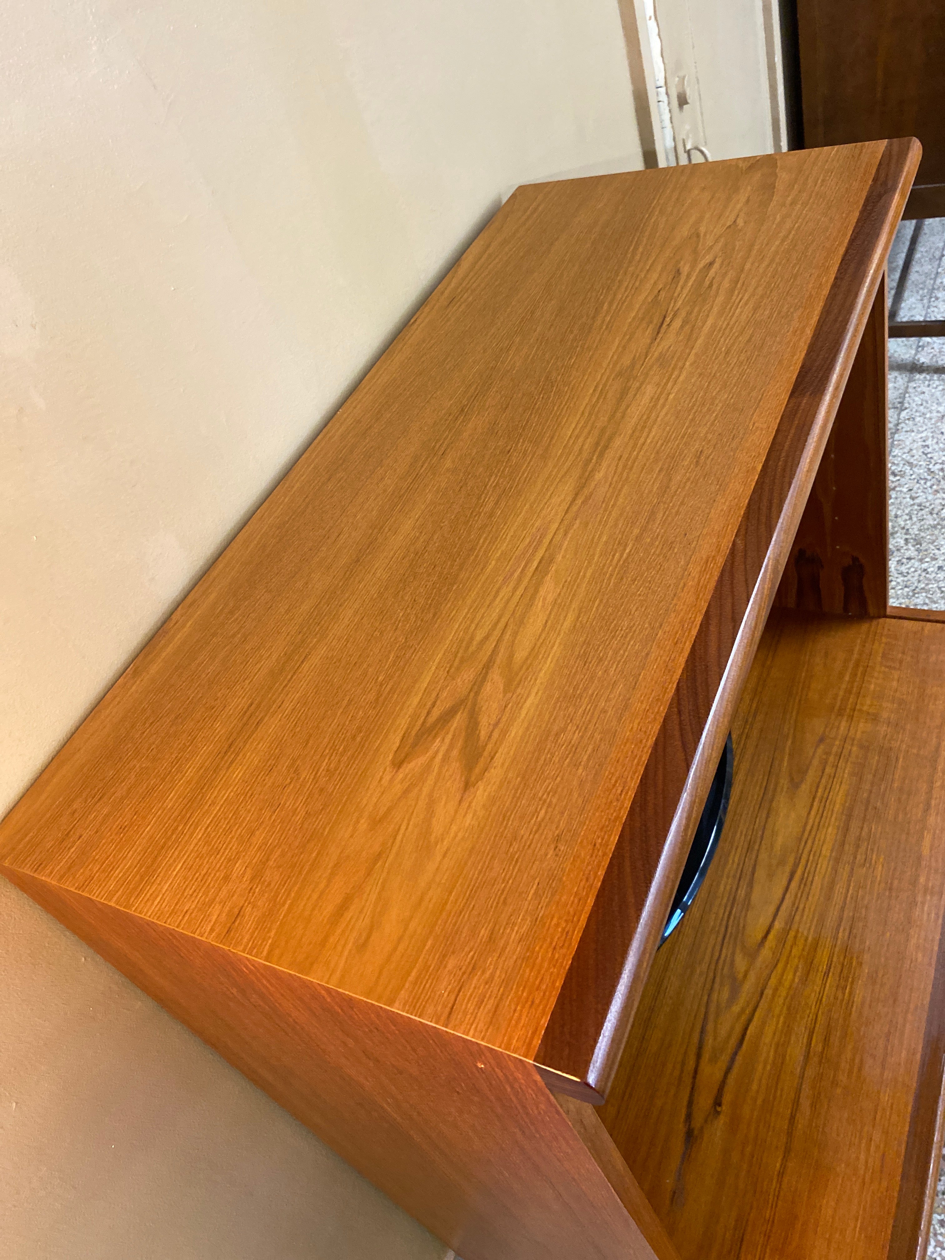 Teak TV stand