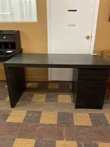 Black desk