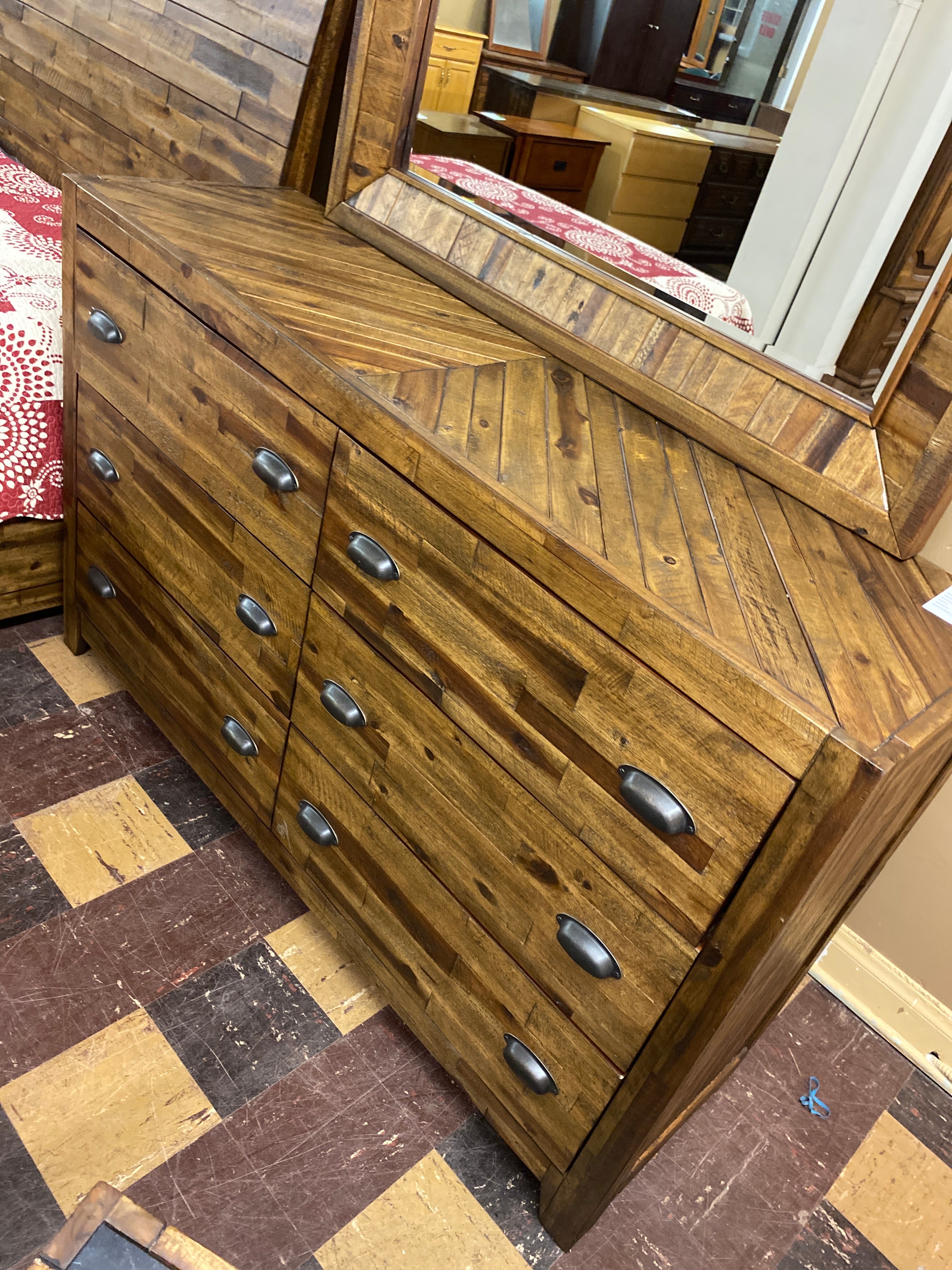 Wonderful dresser  and mirror