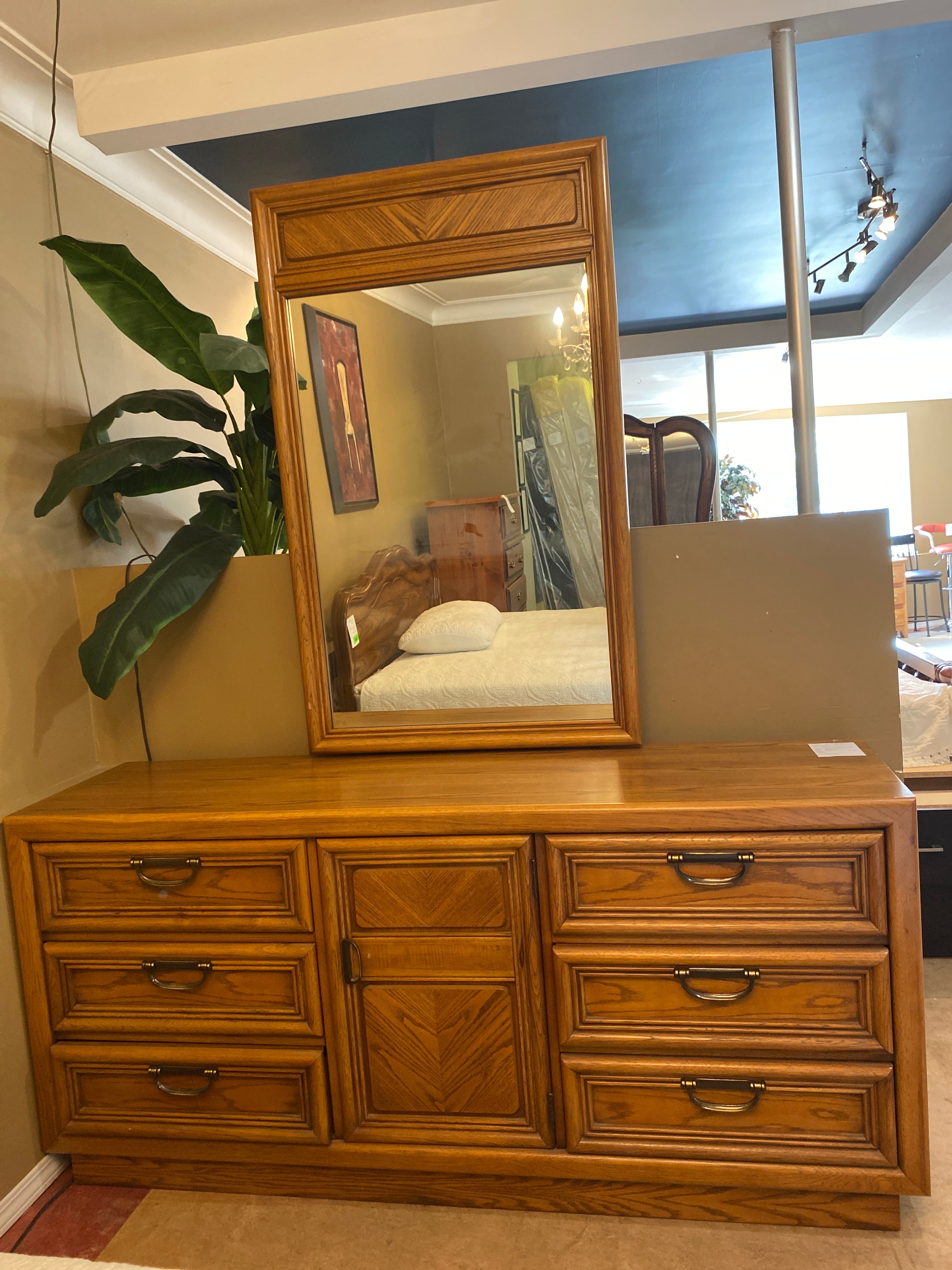 Dresser and mirror A