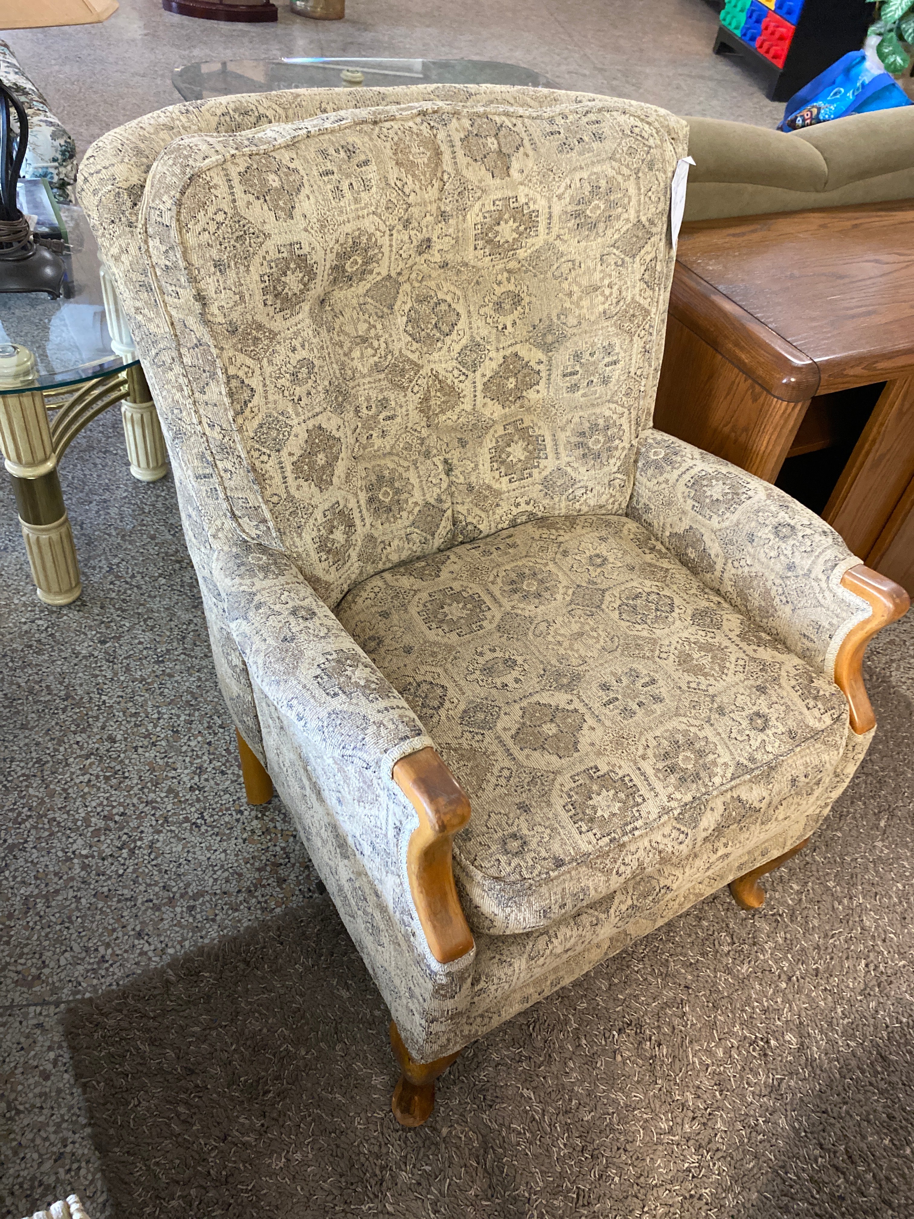 Beige armchair