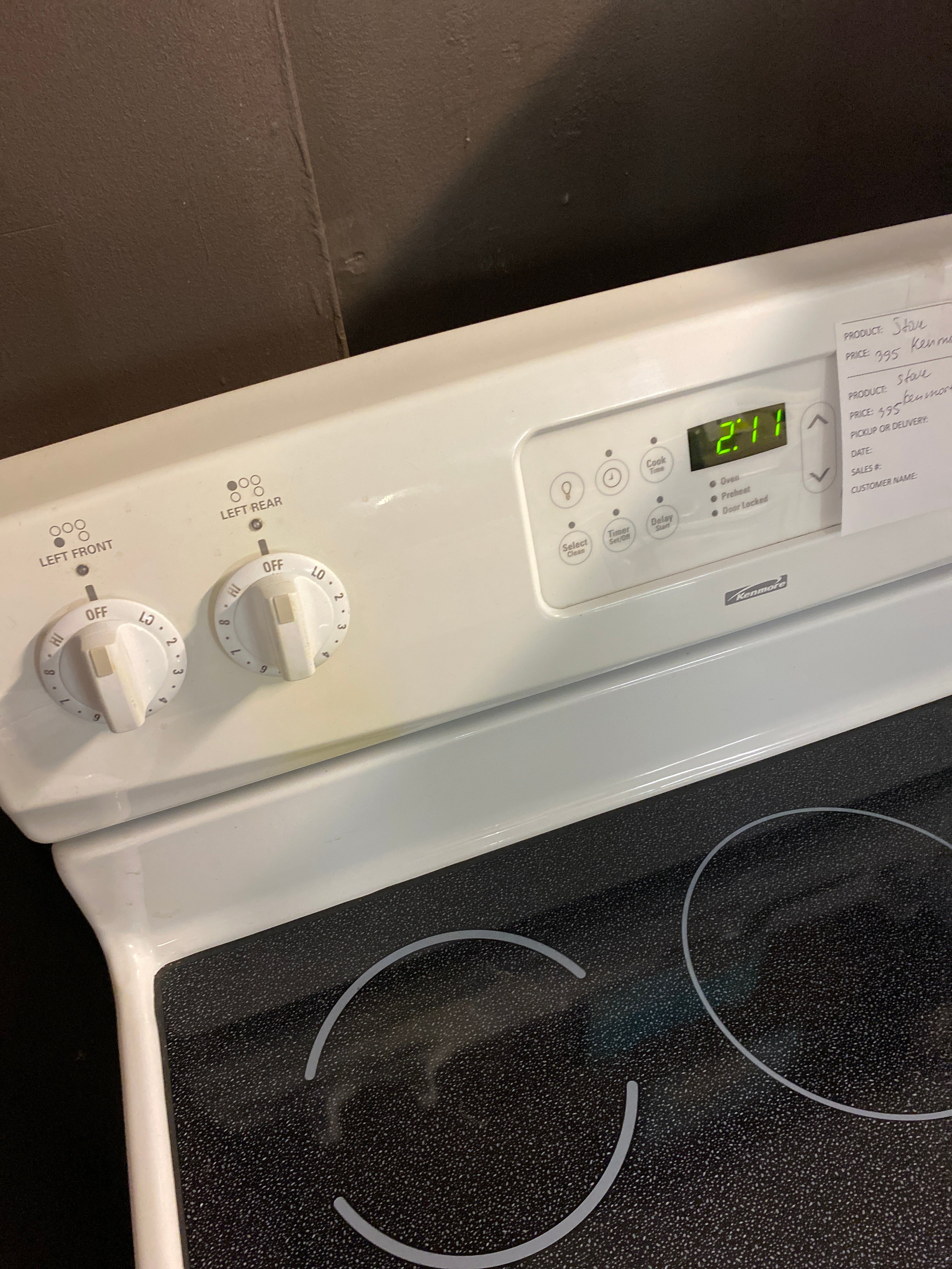 Stove Kenmore